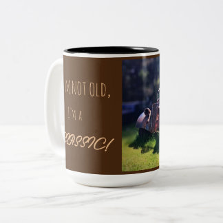 クラシックヴィンテージカーマグ ツートーンマグカップ