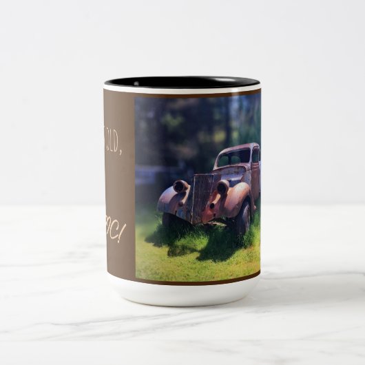 クラシックヴィンテージカーマグ ツートーンマグカップ (中央)