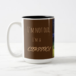 クラシックヴィンテージカーマグ ツートーンマグカップ