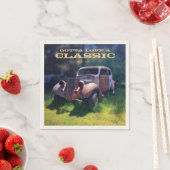 クラシックヴィンテージカー紙ナプキンス スタンダードカクテルナプキン (インサイチュ)