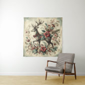 クラシックヴィンテージクリスマスタペストリー タペストリー (インサイチュ)