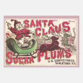 クラシックヴィンテージクリスマス雪の子 ラッピングペーパーシート (正面3)