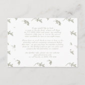 クラシックヴィンテージクレストセージグリーン情報詳細 エンクロージャーカード (裏面)