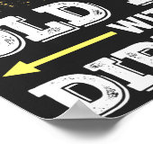 クラシックヴィンテージクールレトロモトクロスダートバイク ポスター (角)