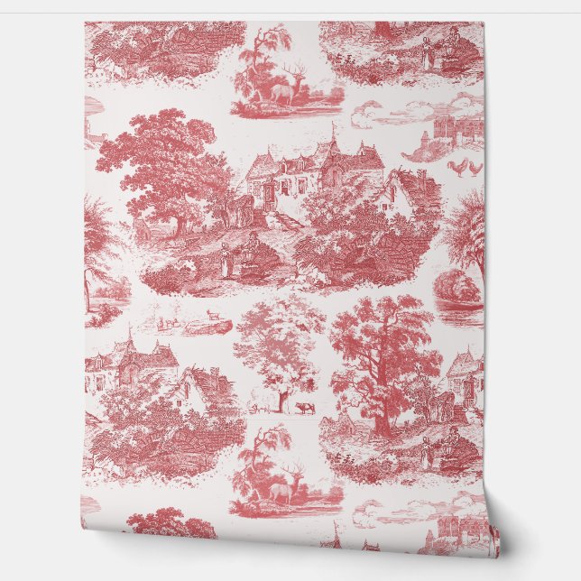 クラシックヴィンテージシャトーフランスのトワール 壁紙 (ほどく)