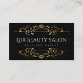 クラシックヴィンテージスワフェイクール金箔カスタム  名刺 (正面)