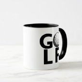 クラシックヴィンテージティーングアップゴルフ マグカップ (正面右)
