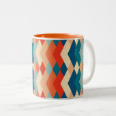 クラシックヴィンテージデザイン、レトロインスパイア ツートーンマグカップ (正面右)
