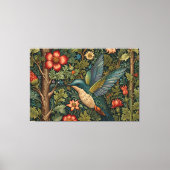 クラシックヴィンテージハミングバードアートボヘミアンシック キャンバスプリント (正面)