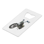 クラシックヴィンテージバイク クレジットカード栓抜き (正面アングル)