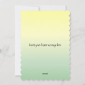 クラシックヴィンテージバニーイースターエッグ シーズンカード (裏面)