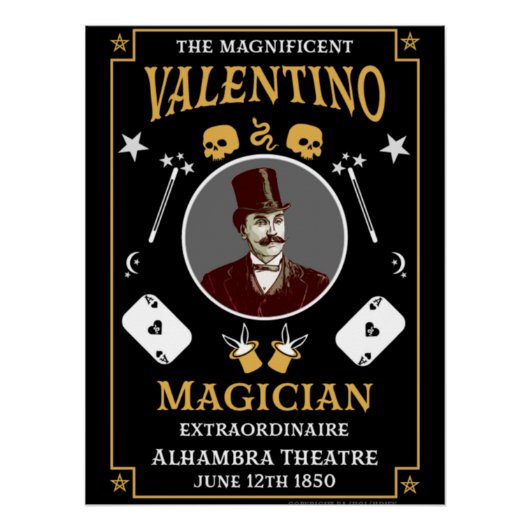 クラシックヴィンテージビクトリアン魔法ポスター ポスター (正面)