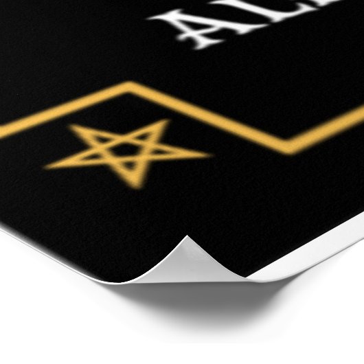 クラシックヴィンテージビクトリアン魔法ポスター ポスター (角)