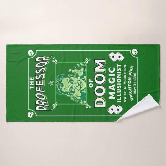 クラシックヴィンテージビクトリアン魔法表示 バスタオル (バスタオル)