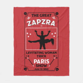 クラシックヴィンテージビクトリアン魔法表示 フリースブランケット