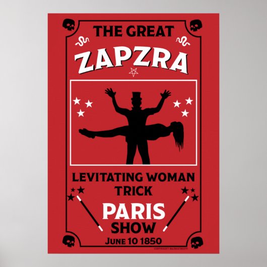 クラシックヴィンテージビクトリアン魔法表示 ポスター (正面)