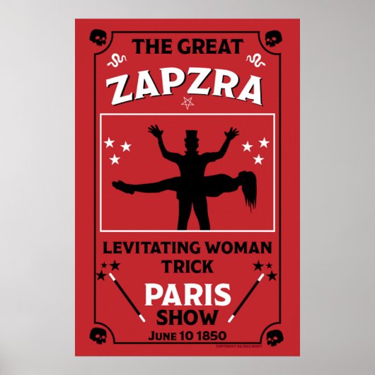 クラシックヴィンテージビクトリアン魔法表示 ポスター (正面)