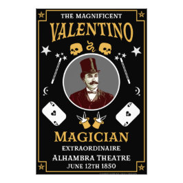 クラシックヴィンテージビクトリアン魔法 フォトプリント