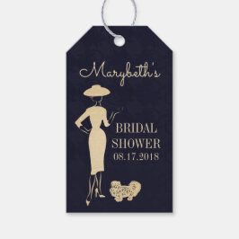 クラシックヴィンテージファッションブライダルシャワーギフトラベル ギフトタグ
