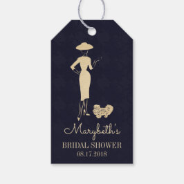 クラシックヴィンテージファッションブライダルシャワーギフトラベル ギフトタグ