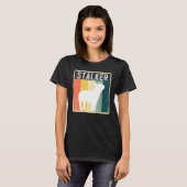 クラシックヴィンテージフランスのブルドッグアイディア Tシャツ (正面フル)