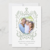 クラシックヴィンテージフレームシーズンの挨拶の写真 シーズンカード (正面)