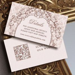 クラシックヴィンテージフレ結婚ーム詳細Webサイト エンクロージャーカード