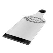 クラシックヴィンテージブラック&ホワイト カッティングボード (角)