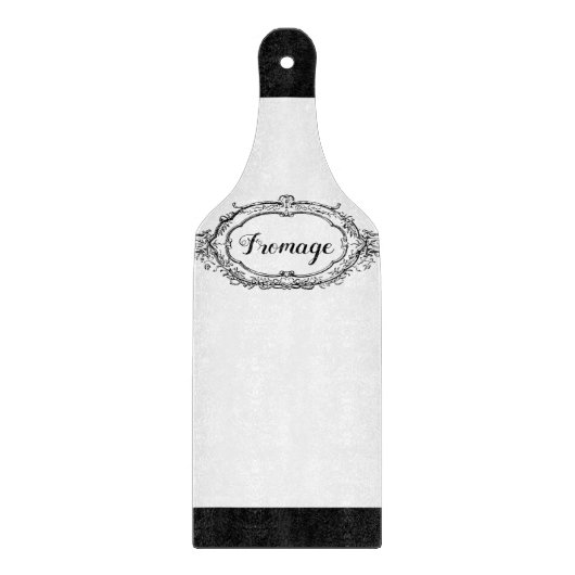 クラシックヴィンテージブラック&ホワイト カッティングボード (正面)