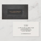 クラシックヴィンテージブ素朴ラック 名刺 (正面/裏面)