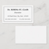 クラシックヴィンテージプロフェッショナル名刺 名刺 (正面/裏面)