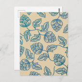 クラシックヴィンテージホッ葉プのパターン ポストカード (正面/裏面)