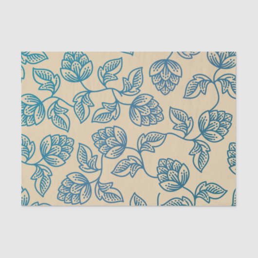 クラシックヴィンテージホッ葉プのパターン 薄葉紙 (正面)