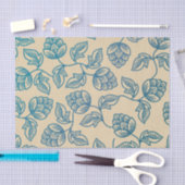 クラシックヴィンテージホッ葉プのパターン 薄葉紙 (クラフト)