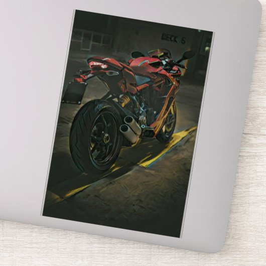 クラシックヴィンテージモーターサイクルギフト シール (詳細)