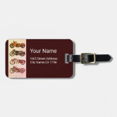 クラシックヴィンテージ二輪車 ラゲッジタグ (正面横)