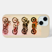 クラシックヴィンテージ二輪車 Case-Mate iPhoneケース (裏面 (横))