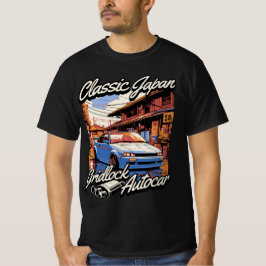 クラシックヴィンテージ日本の車のグラフクールィック Tシャツ
