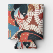 クラシックヴィンテージ歌舞伎の侍 缶クーラー (正面)