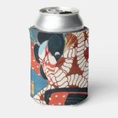クラシックヴィンテージ歌舞伎の侍 缶クーラー (缶裏面)