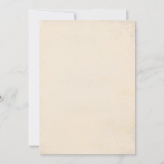 クラシックヴィンテージ水彩花ブライダルシャワー 招待状 (裏面)