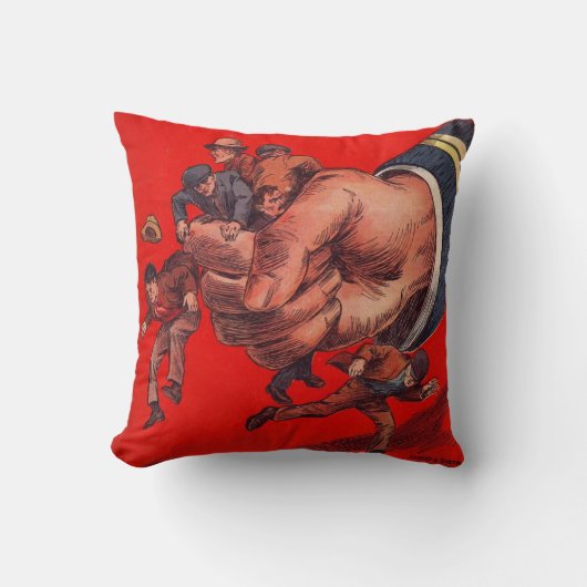 クラシックヴィンテージ漫画 クッション (正面)