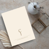 クラシックヴィンテージ素朴金ゴールドモノグ結婚ラムズ 招待状