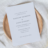 クラシックヴィンテージ結婚白黒 招待状