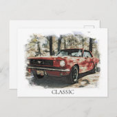 *～*クラシックヴィンテージ絵画アンティーク ポストカード (正面/裏面)