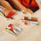 クラシックヴィンテージ美しいピンナップ ジグソーパズル (側面)