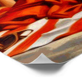 クラシックヴィンテージ美しいピンナップ ポスター (角)