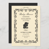 クラシックヴィンテージ華美シャワー 招待状 (正面/裏面)