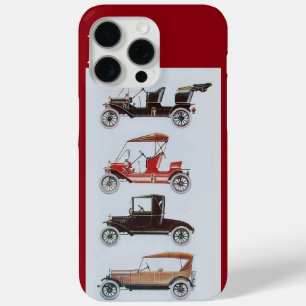 クラシックヴィンテージ車グレーレッド iPhone 15 PRO MAXケース
