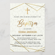 クラシックヴィンテージ金ゴールド洗礼